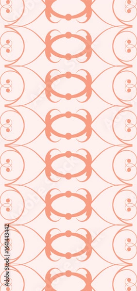 Obraz Floral Background Pattern for Elegant Designs