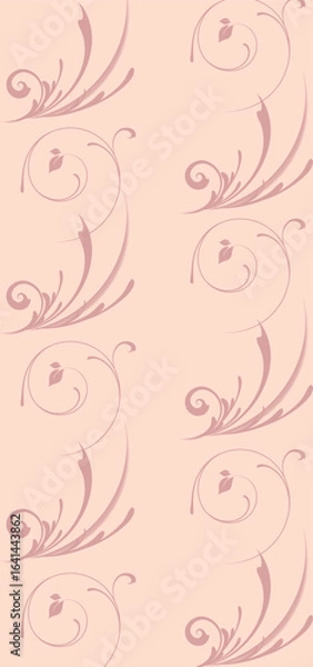 Obraz Floral Background Pattern for Elegant Designs