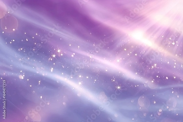 Fototapeta Soft, ethereal, light-streaked abstract background in shades of lavender and mauve