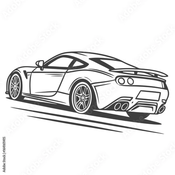 Fototapeta car vector illustration