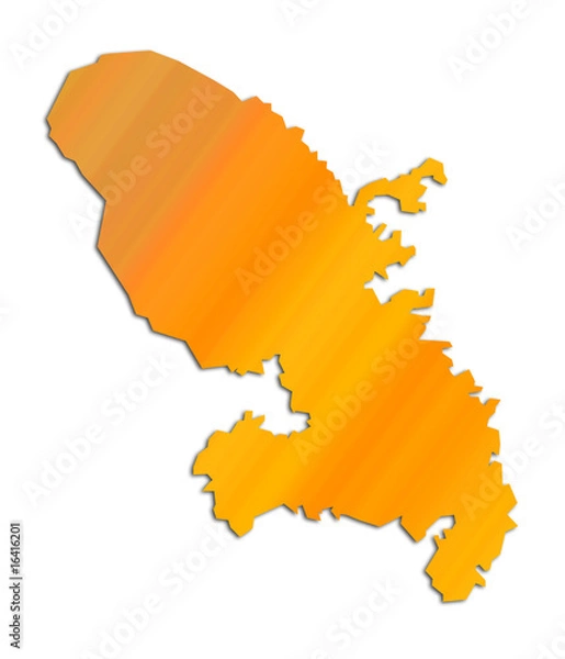 Obraz Carte Martinique