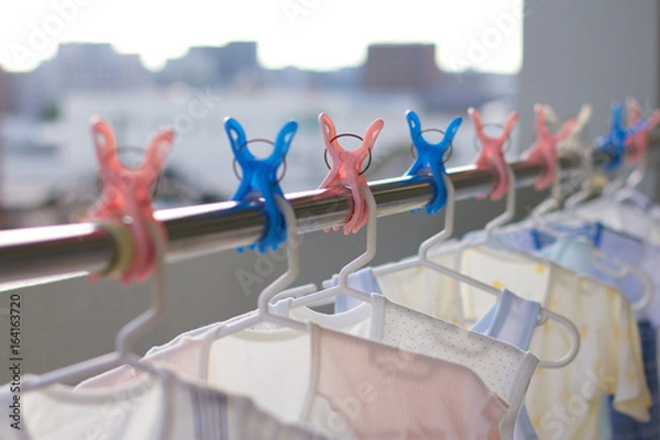 Fototapeta 洗濯物　洗濯