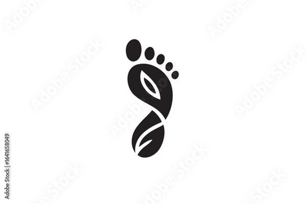 Obraz Foot print logo design