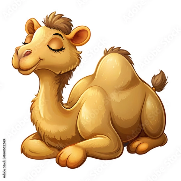 Obraz A Serene Camel Resting