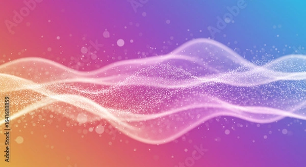 Fototapeta Luminescent Pastel Gradient Background with Soft Bokeh