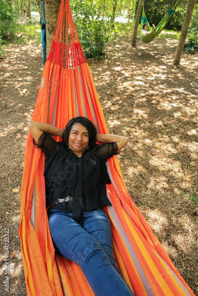 Obraz Détente dans le hamac.