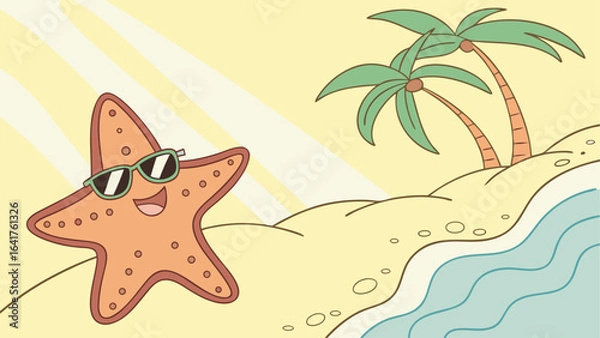 Obraz summer beach background