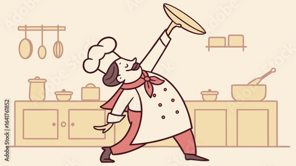 Obraz woman in the kitchen