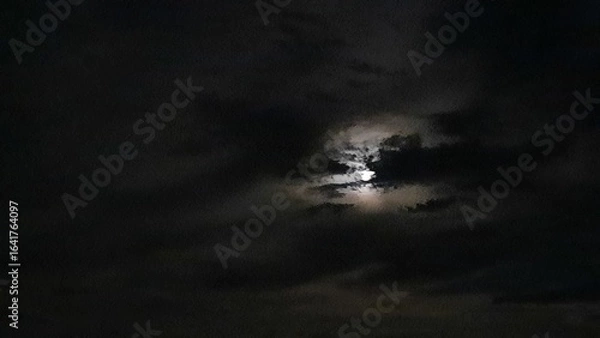 Obraz moon in the sky