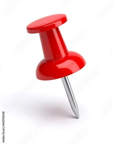 Fototapeta Red push pin (1)