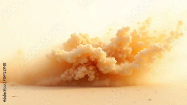 Fototapeta Sandstorm — ideal for dramatic nature scenes, survival projects, or desert adventure content.