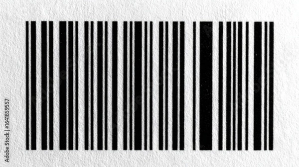 Fototapeta Barcode Image Illustration - Black and White Product Code for Retail, Inventory and Identification