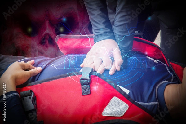 Obraz cpr training course