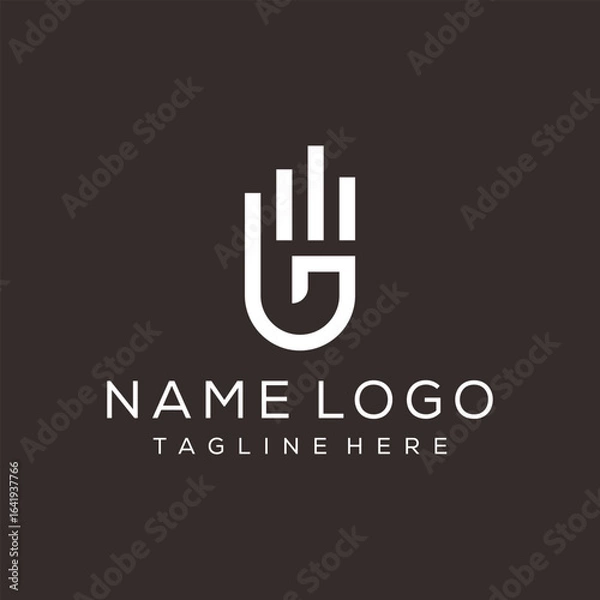 Obraz simple hand logo design inspiration