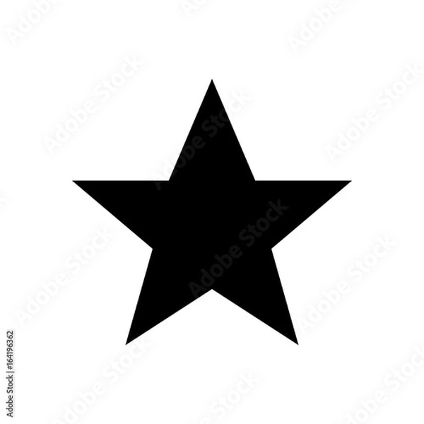 Fototapeta star - Vector icon star Icon Vector / star icon / star- Vector icon. Vector illustration isolated on white background