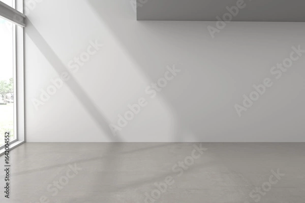 Obraz Modern empty room with minimal space. 3D rendering