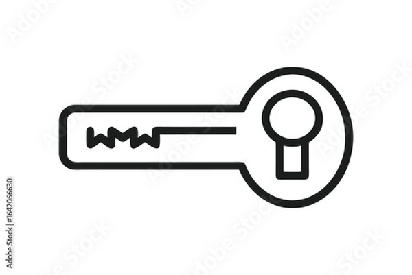Fototapeta password key icon vector,
