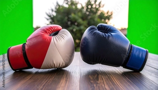 Obraz Boxing gloves competition image