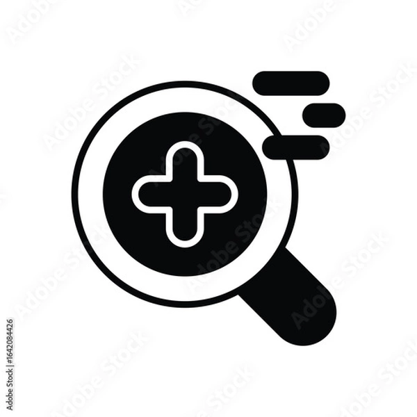 Fototapeta Add icon vector