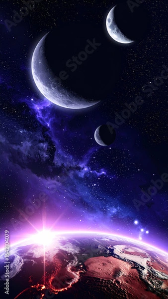 Obraz Planets in outer space