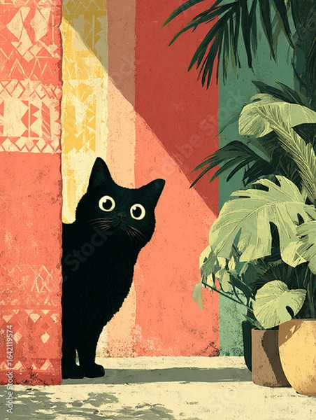 Fototapeta cat and mouse