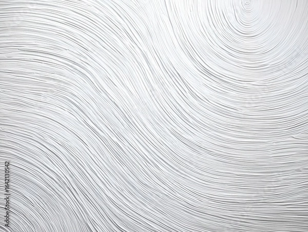 Fototapeta 白い曲線模様のテクスチャ背景