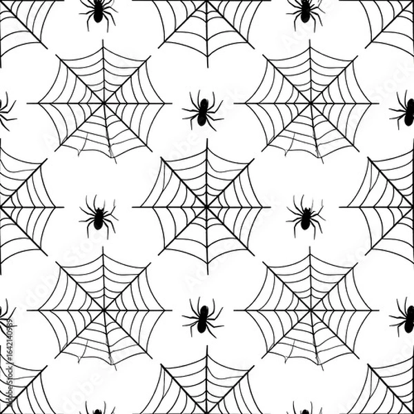 Fototapeta Spooky spider web pattern (1)