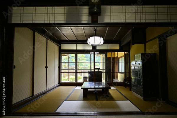 Obraz 今庄宿の古民家の居間