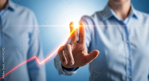 Fototapeta Strategic Business Growth and Development Achieving Success Through Innovation and Technology Driving Progress and Achieving Financial Goals in a Competitive Market