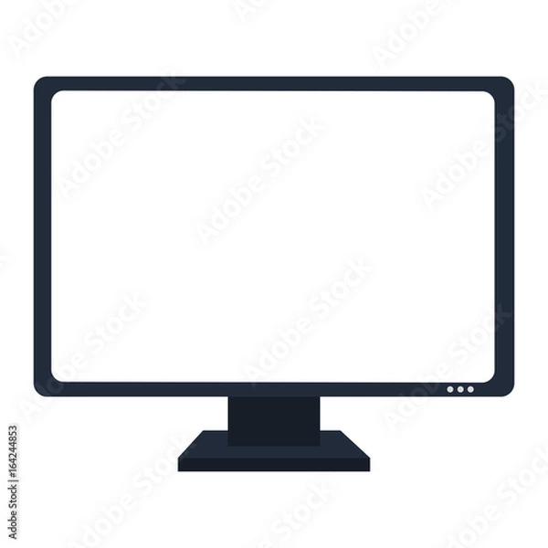 Obraz computer display isolated icon vector illustration design