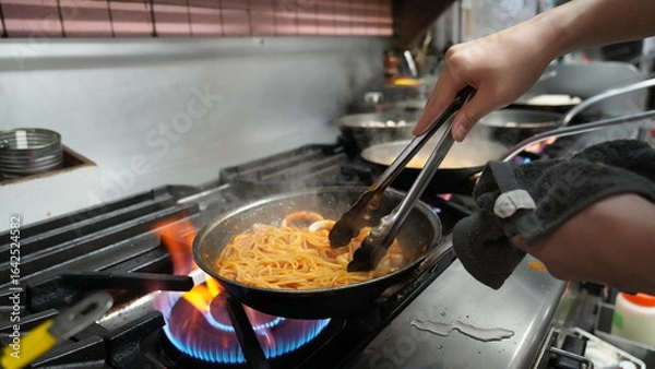 Obraz 飲食店の厨房