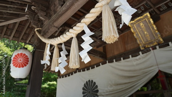 Obraz 神社のしめ縄