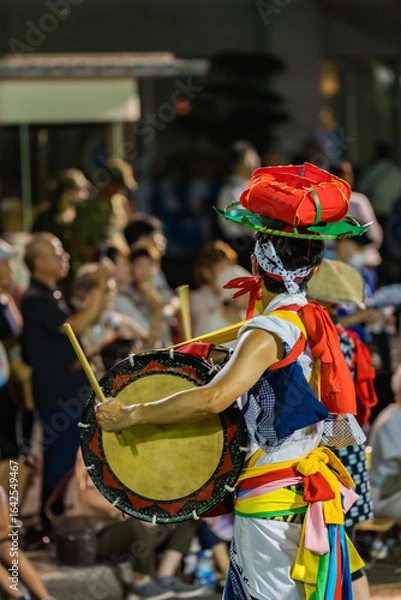 Obraz 盛岡さんさ踊りの太鼓パレード