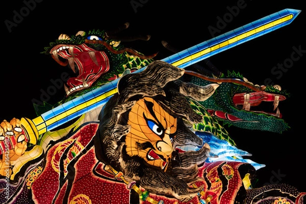 Obraz 五所川原立佞武多の大型立佞武多