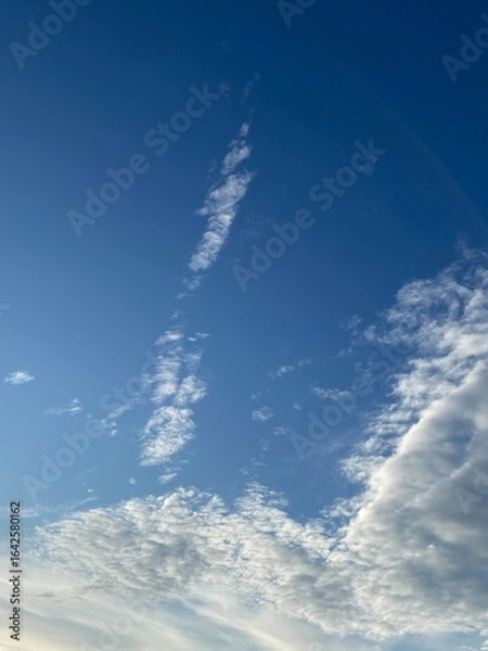 Obraz blue sky with clouds