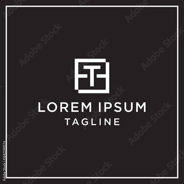 Obraz ft or tf square logo
