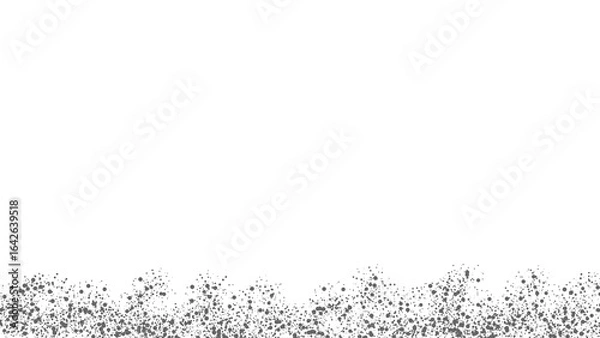 Obraz gray glitters frame border