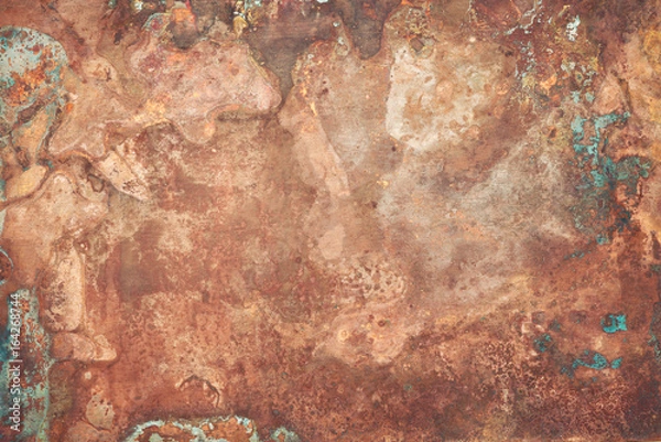 Fototapeta Stara miedziana tekstura