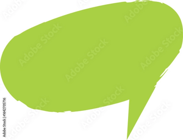 Obraz speech bubble vector ilustration on transparent background