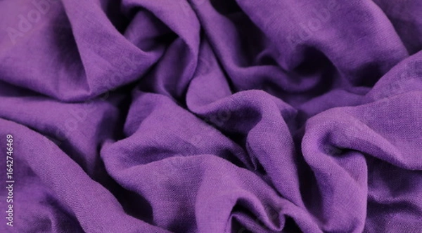 Obraz Purple fabric background. Selective focus.