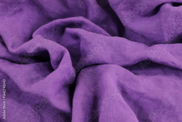 Obraz Purple fabric background. Selective focus.
