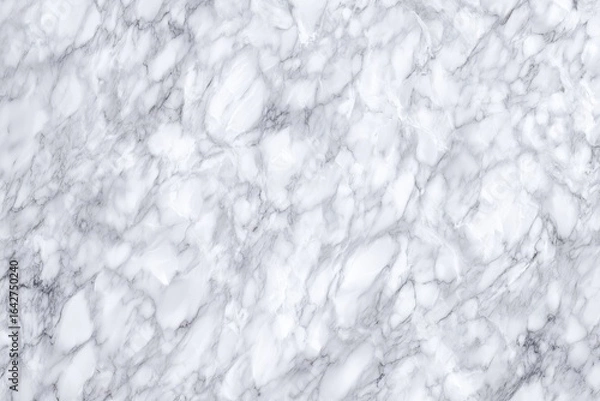 Fototapeta Luxurious white marble texture with natural veins, high resolution