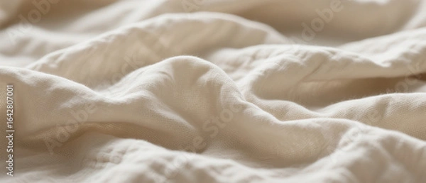 Obraz Soft cotton fabric wrinkle texture display