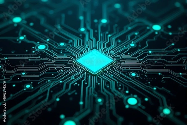 Fototapeta circuit board background