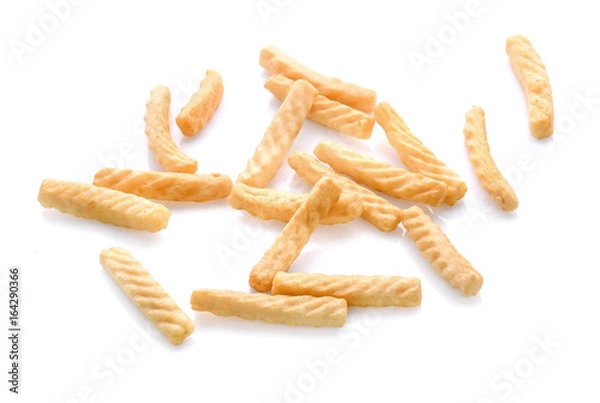 Obraz Oriental prawn crackers on white