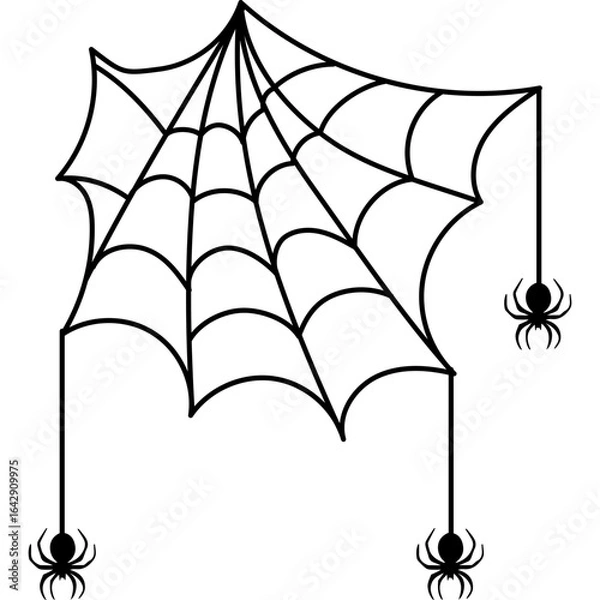 Obraz Halloween Spider Web Decoration