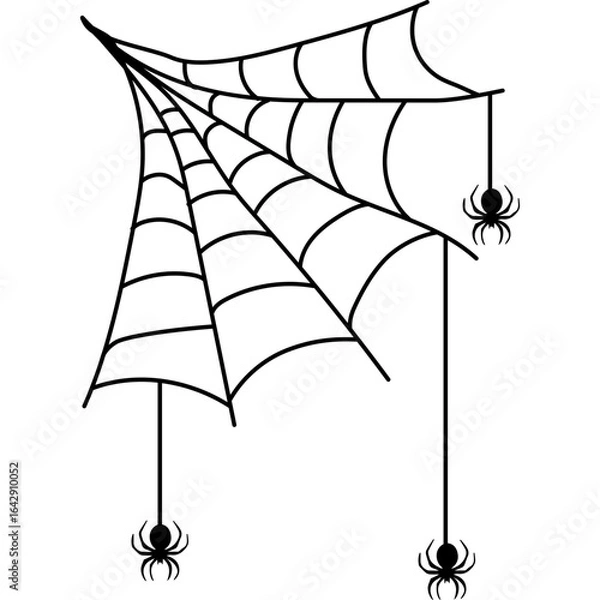 Obraz Halloween Spider Web Decoration
