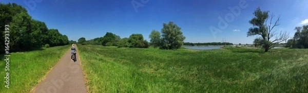 Obraz elberadweg panorama