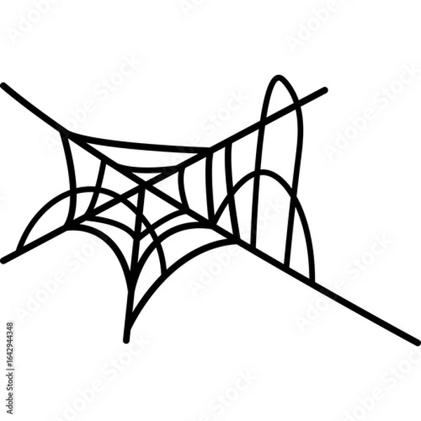 Fototapeta Halloween Spider Web