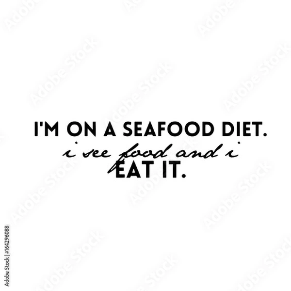 Obraz seafood quote